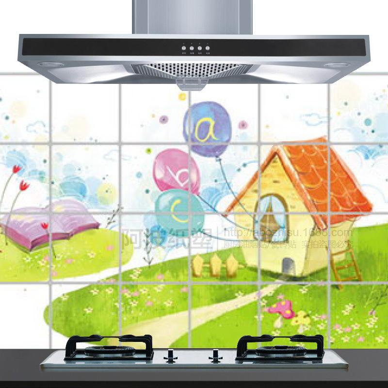 Dán bếp ngôi nhà bóng bay size 60x90cm