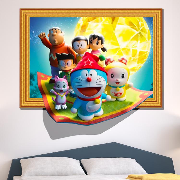 Cửa sổ thảm bay Đô rê mon