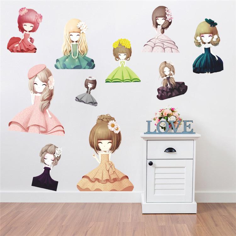 Decal bộ mặt búp bê
