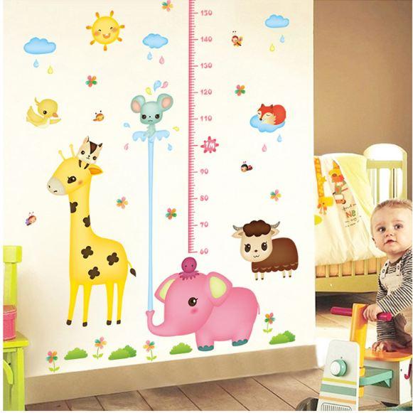 Decal thước đo voi hồng