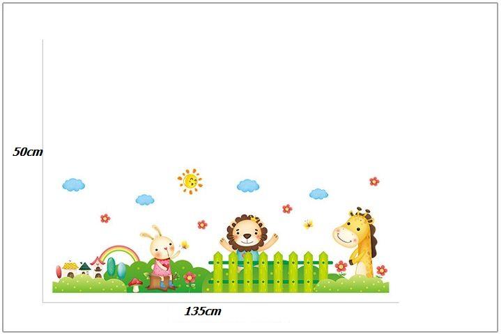 Decal hàng rào vườn thú 2