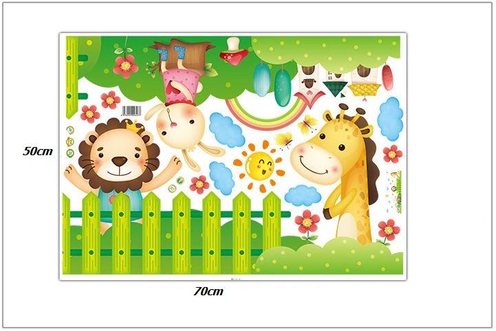 Decal hàng rào vườn thú 2