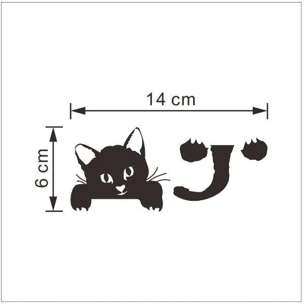 Decal ổ điện mèo đen 4