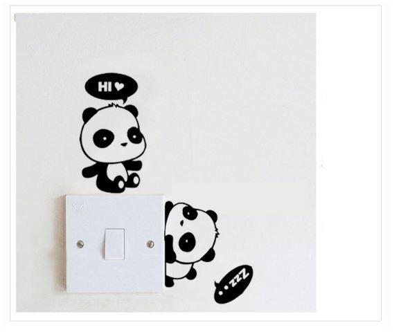 Decal combo ổ điện gấu trúc 2