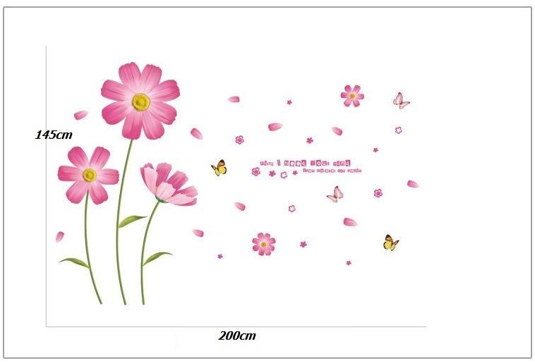 Decal hoa cánh bướm