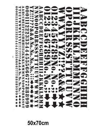 Decal bảng chữ cái 5