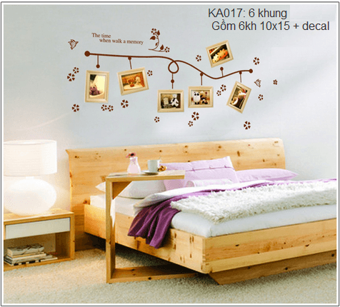 Khung ảnh bộ 6 khung- KA017