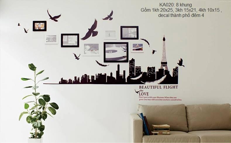​Khung ảnh bộ 8 khung - KA020