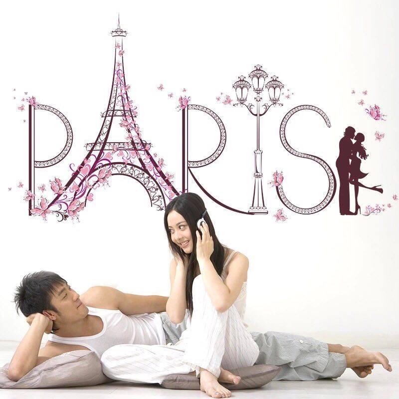 Decal chữ Paris