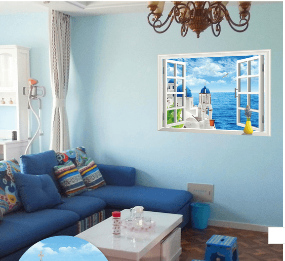 Cửa số lâu đài xanh