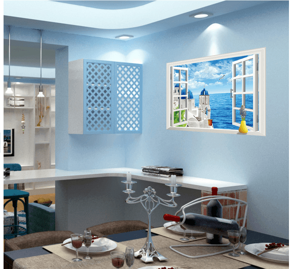 Cửa số lâu đài xanh
