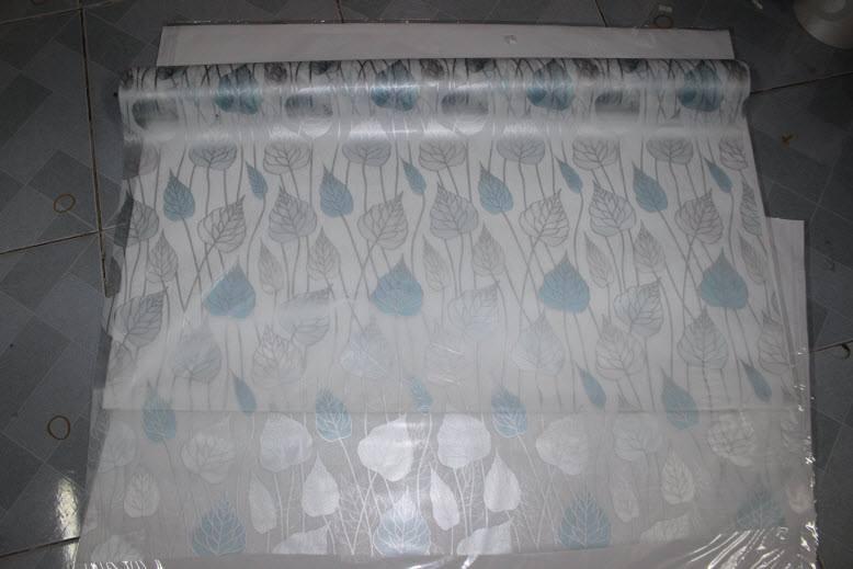 Decal cuộn kính mờ họa tiết lá Octki (096A)