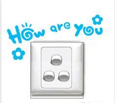 Decal dán ổ điện how are you
