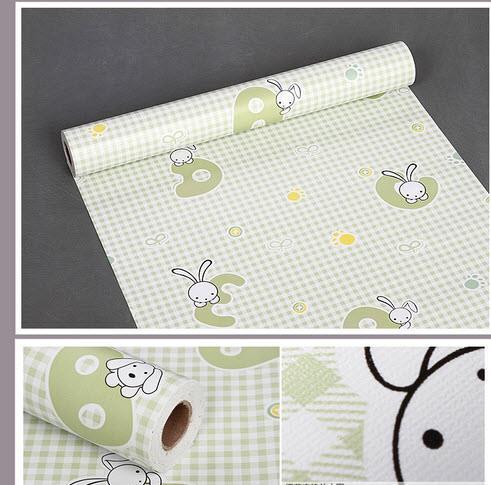 Giấy decal cuộn chữ cái xanh lá