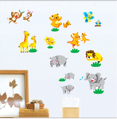Decal dán tường vũ điệu mẹ con