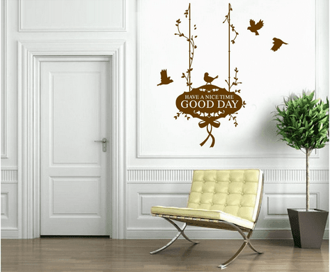 Decal bảng Good day