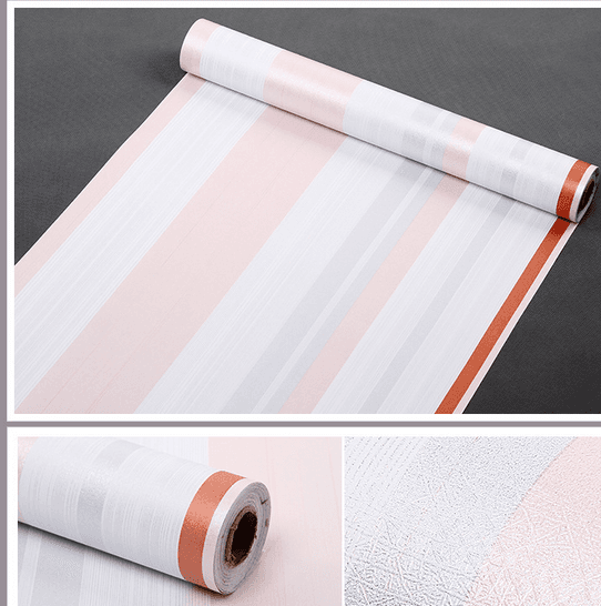 Decal cuộn sọc hồng đỏ