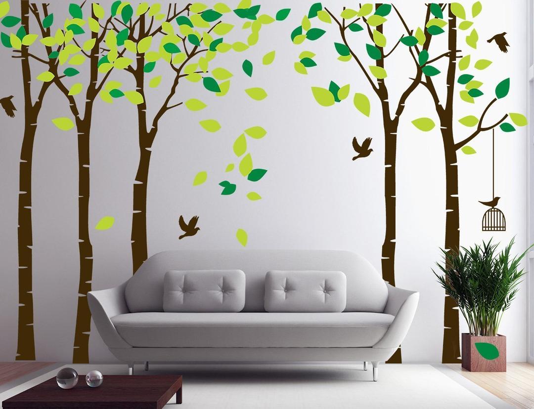 Tại Sao Nên Sử Dụng Decal Dán Tường Phòng Khách