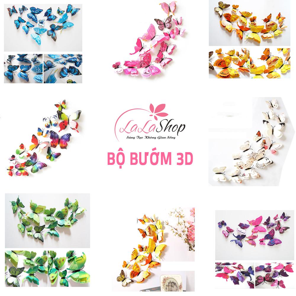 Trang trí nhà xinh với bướm 3D đẹp lung linh