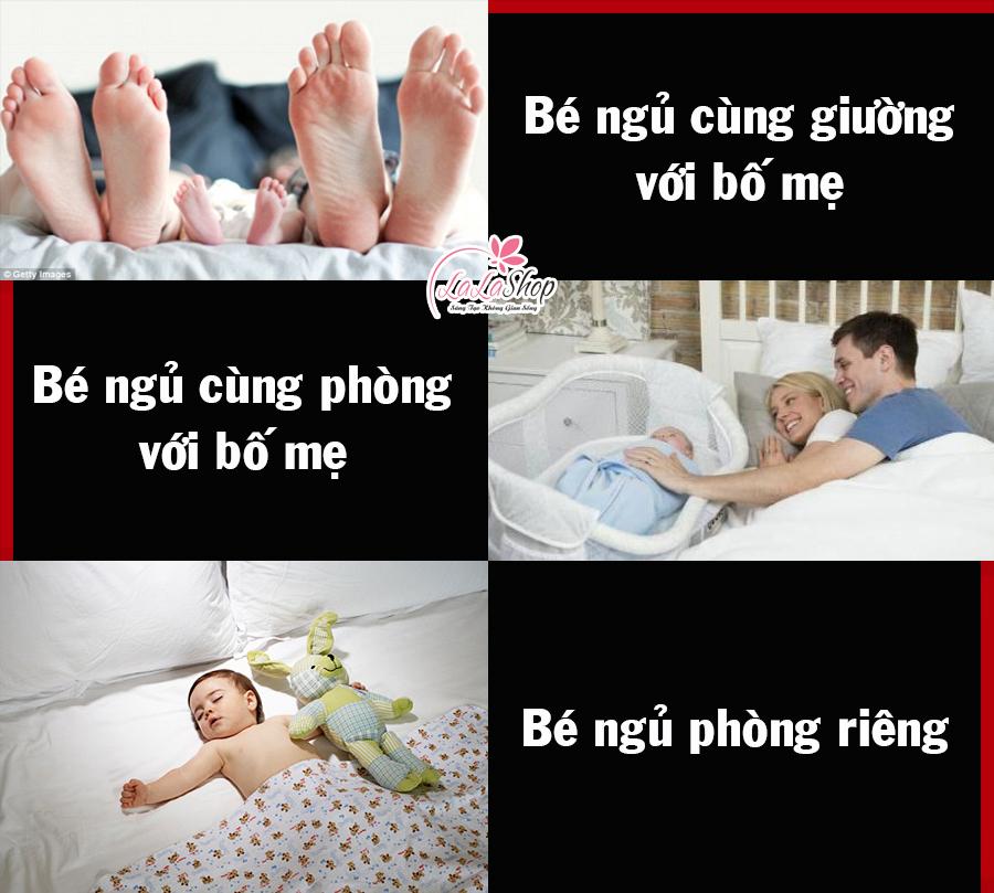 Nên để bé ngủ với bố mẹ hay tập cho trẻ ngủ một mình