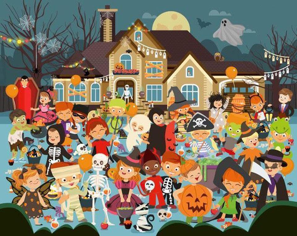 Những hình ảnh Halloween cute đến kinh dị đáng sợ đẹp nhất 2025