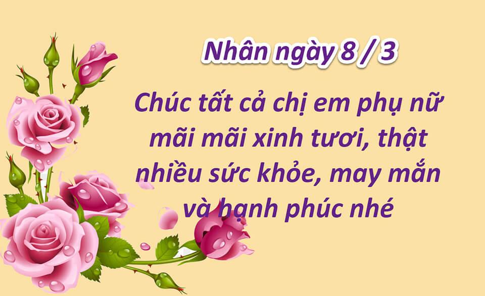 Hình ảnh 8/3 - Hình ảnh chúc mừng 8/3 đẹp nhất mẫu 5