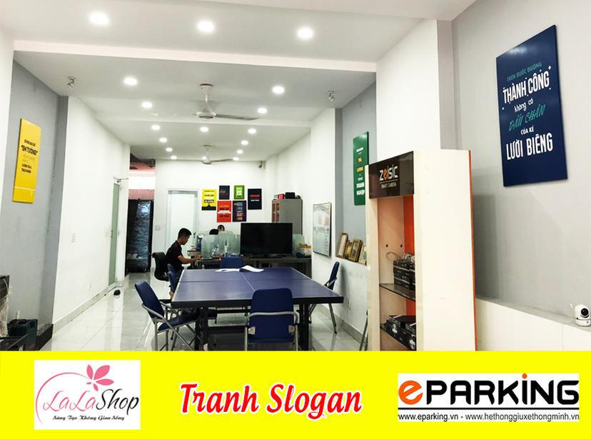 Dự án tranh Slogan văn phòng ePARKING