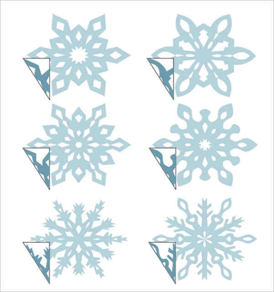 Cách cắt bông tuyết bằng giấy đơn giản trang trí Noel 2024