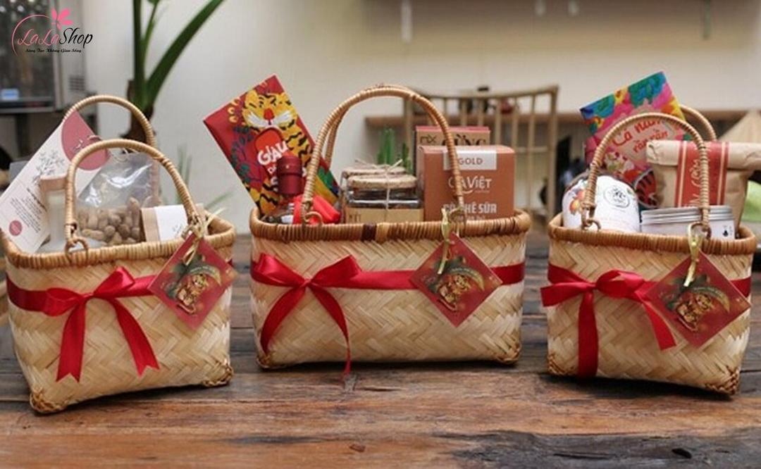 Mẫu gói quà Tết đẹp mắt mẫu 9