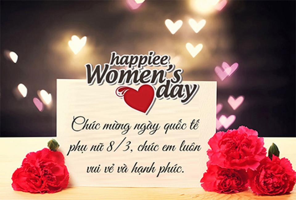 Một trong những lời chúc 8/3 ngọt ngào và ý nghĩa