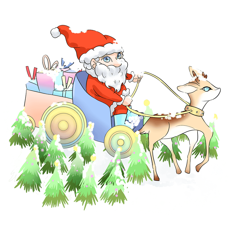 Tổng hợp những hình ảnh ông già noel cưỡi tuần lộc đẹp nhất 2025