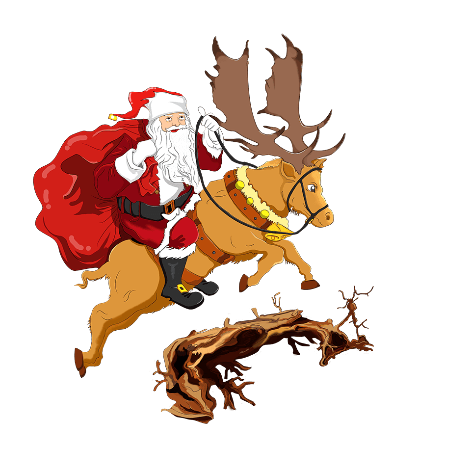 Tổng hợp những hình ảnh ông già noel cưỡi tuần lộc đẹp nhất 2025