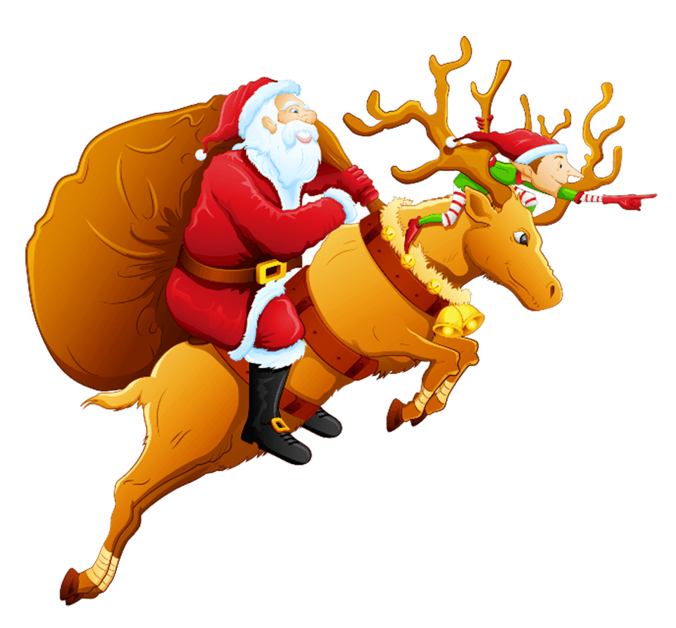 Tổng hợp những hình ảnh ông già noel cưỡi tuần lộc đẹp nhất 2025