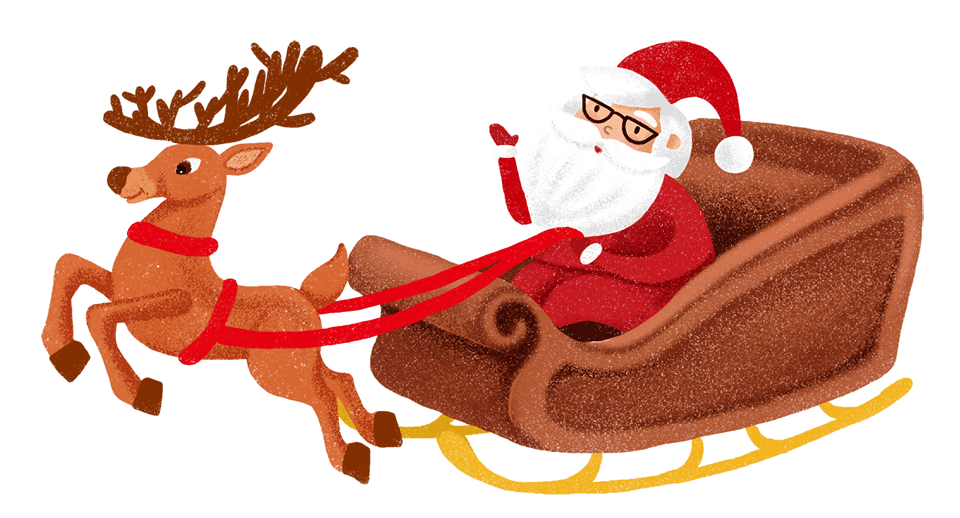 Tổng hợp những hình ảnh ông già noel cưỡi tuần lộc đẹp nhất 2025