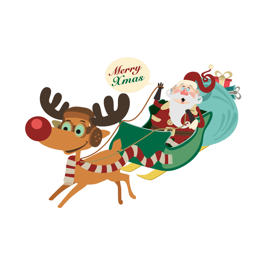 Tổng hợp những hình ảnh ông già noel cưỡi tuần lộc đẹp nhất 2025