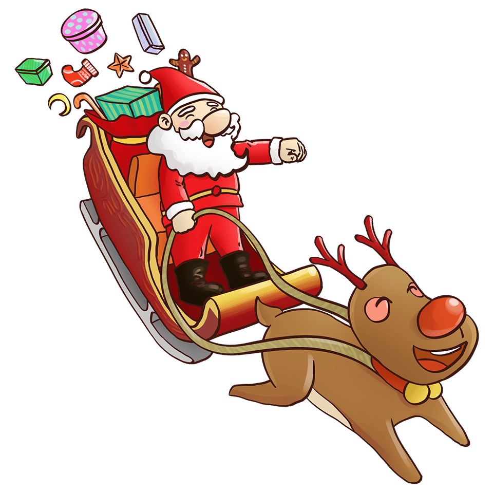 Tổng hợp những hình ảnh ông già noel cưỡi tuần lộc đẹp nhất 2025