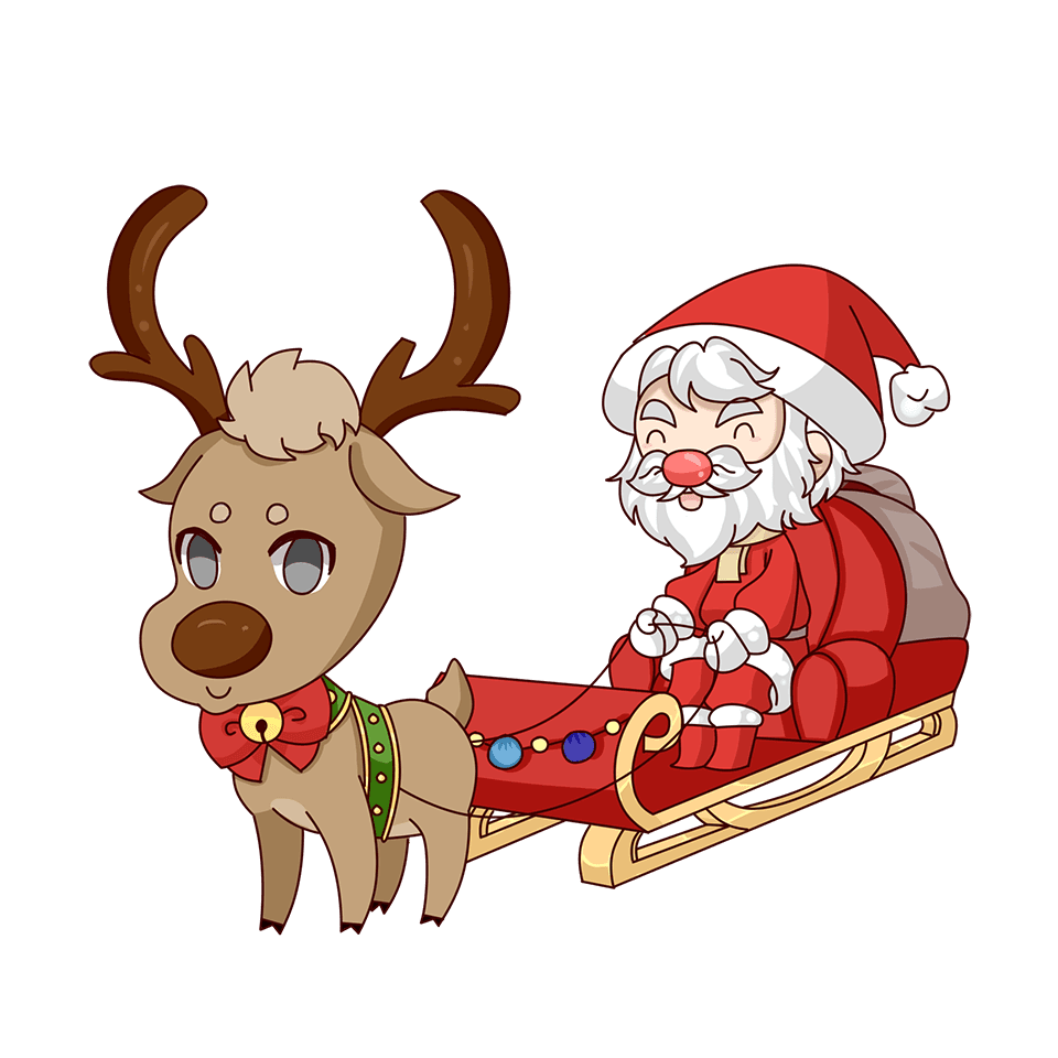Tổng hợp những hình ảnh ông già noel cưỡi tuần lộc đẹp nhất 2025