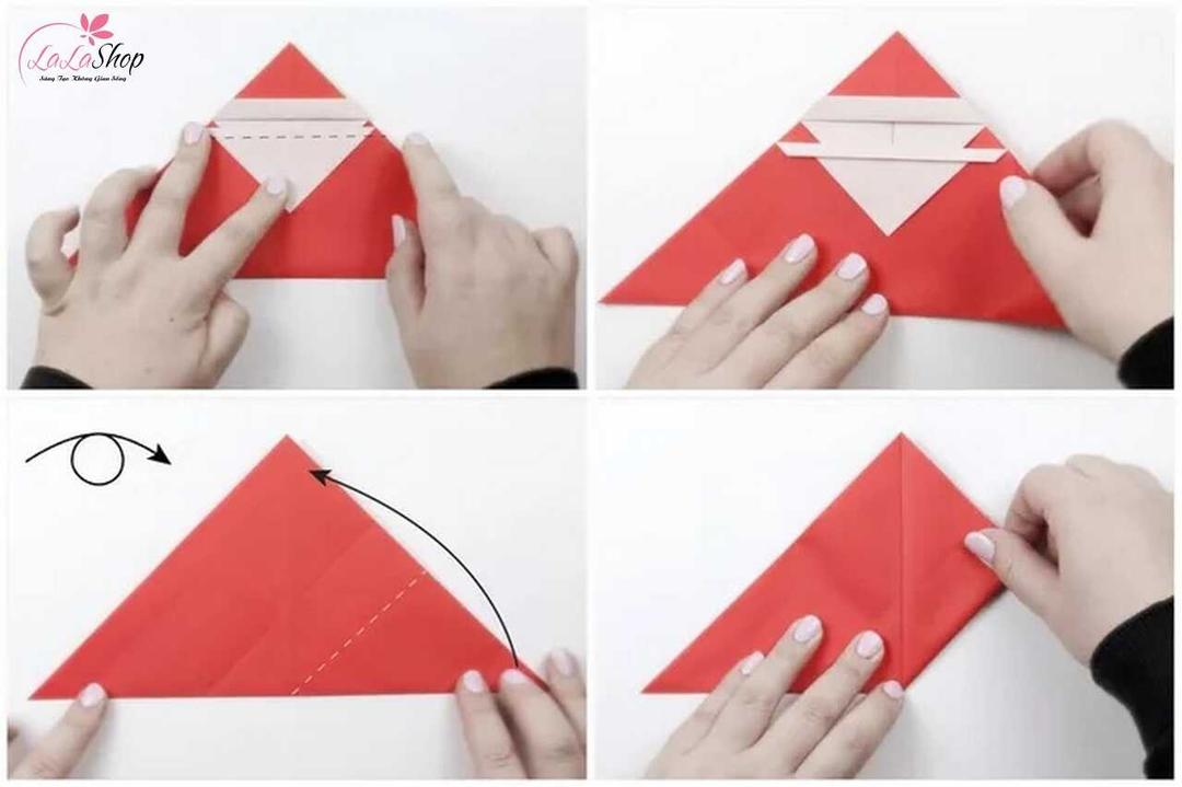 Tiếp tục gấp theo hướng dẫn