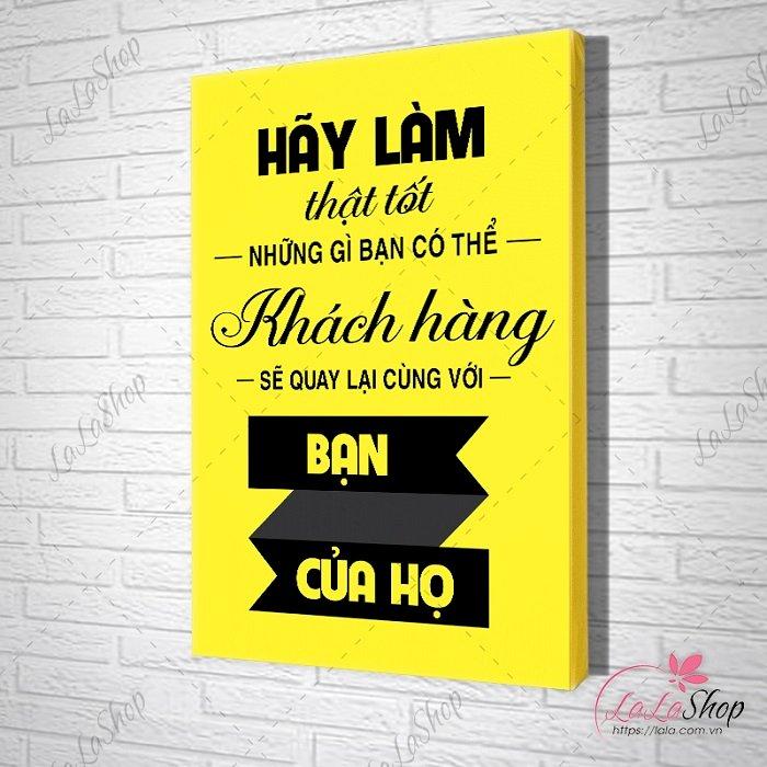 Tranh văn phòng hãy làm thật tốt những gì bạn có thể