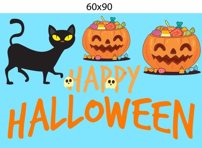 Decal Trang Trí Halloween Rùng Rợn Combo 4