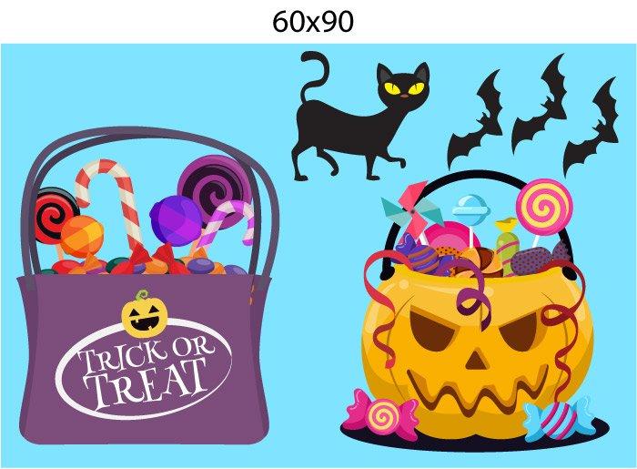 Decal Trang Trí Halloween Rùng Rợn Combo 4