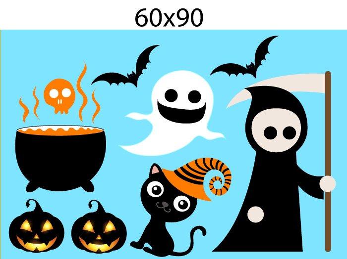 Decal Trang Trí Halloween Rùng Rợn Combo 5