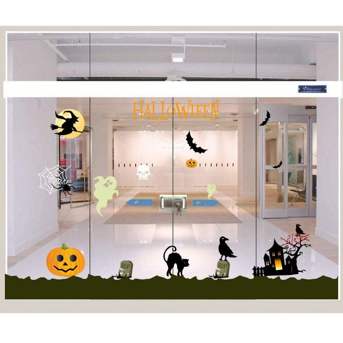 Decal Trang Trí Halloween Rùng Rợn Combo 10