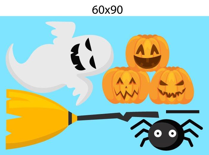 Decal Trang Trí Halloween Rùng Rợn Combo 7