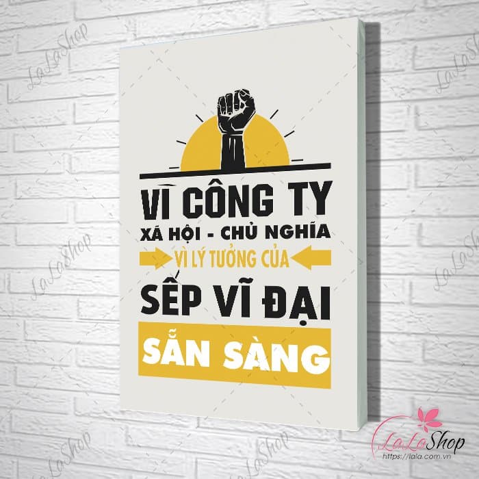 Tranh văn phòng vì công ty xã hội chủ nghĩa