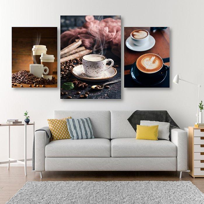 Bộ Tranh Treo Tường Hương Vị Coffee 2