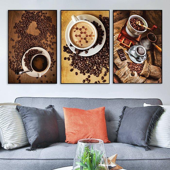 Tranh treo tường hạt coffe