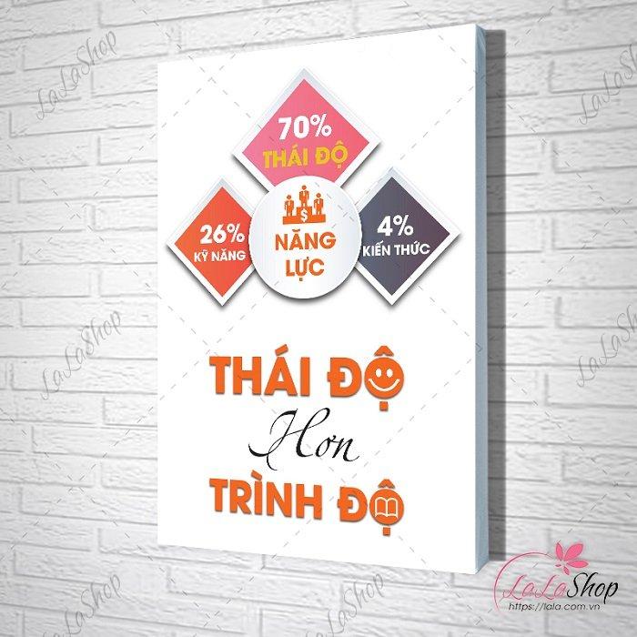 Tranh văn phòng thái độ hơn trình độ 3