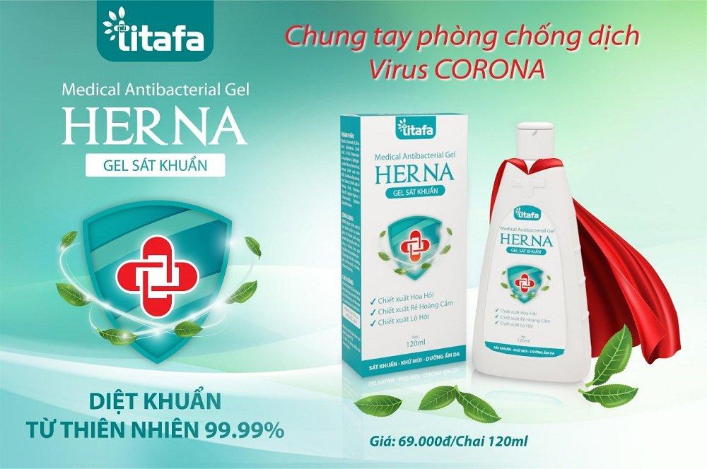 Gel rửa tay HERNA