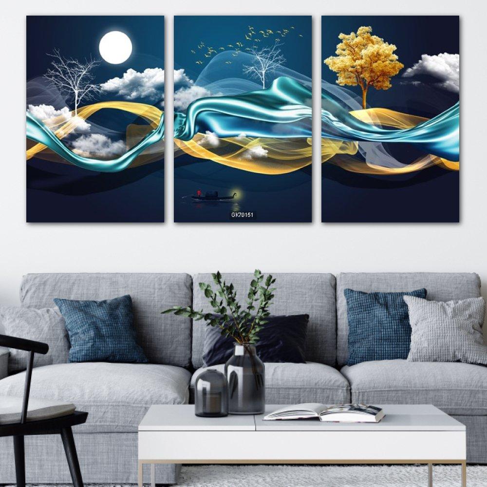 Tranh Canvas Treo Tường Thuyền Vượt Ngân Hà